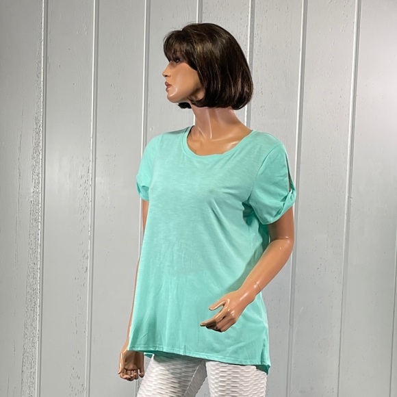 *Zeroxposur Junior's Turquoise Short Sleeve T-Shirt Size L - Picture 6 of 13